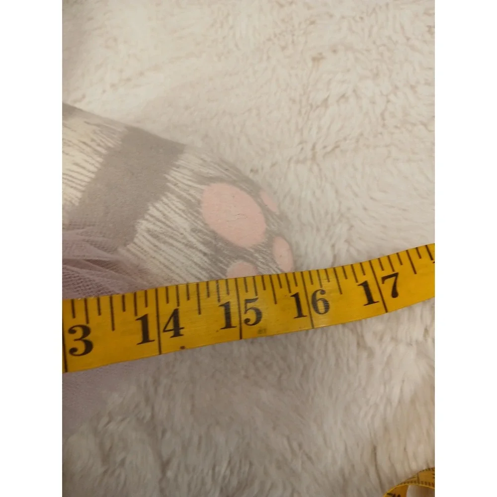 Vintage Fabric Ballerina Cat W/ Pink Tutu By Dustyn Schear Numbered Bottom‎